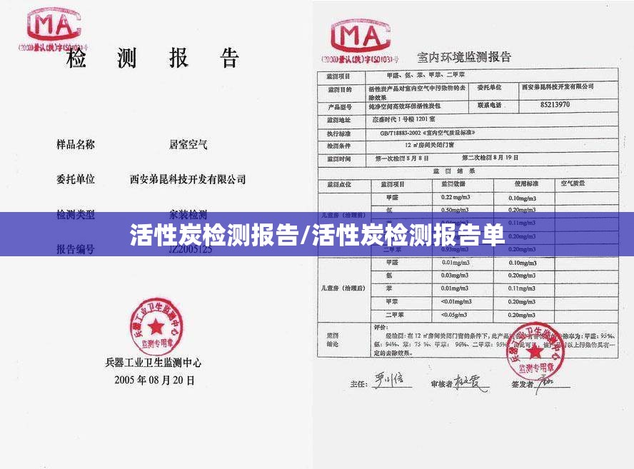 活性炭检测报告/活性炭检测报告单