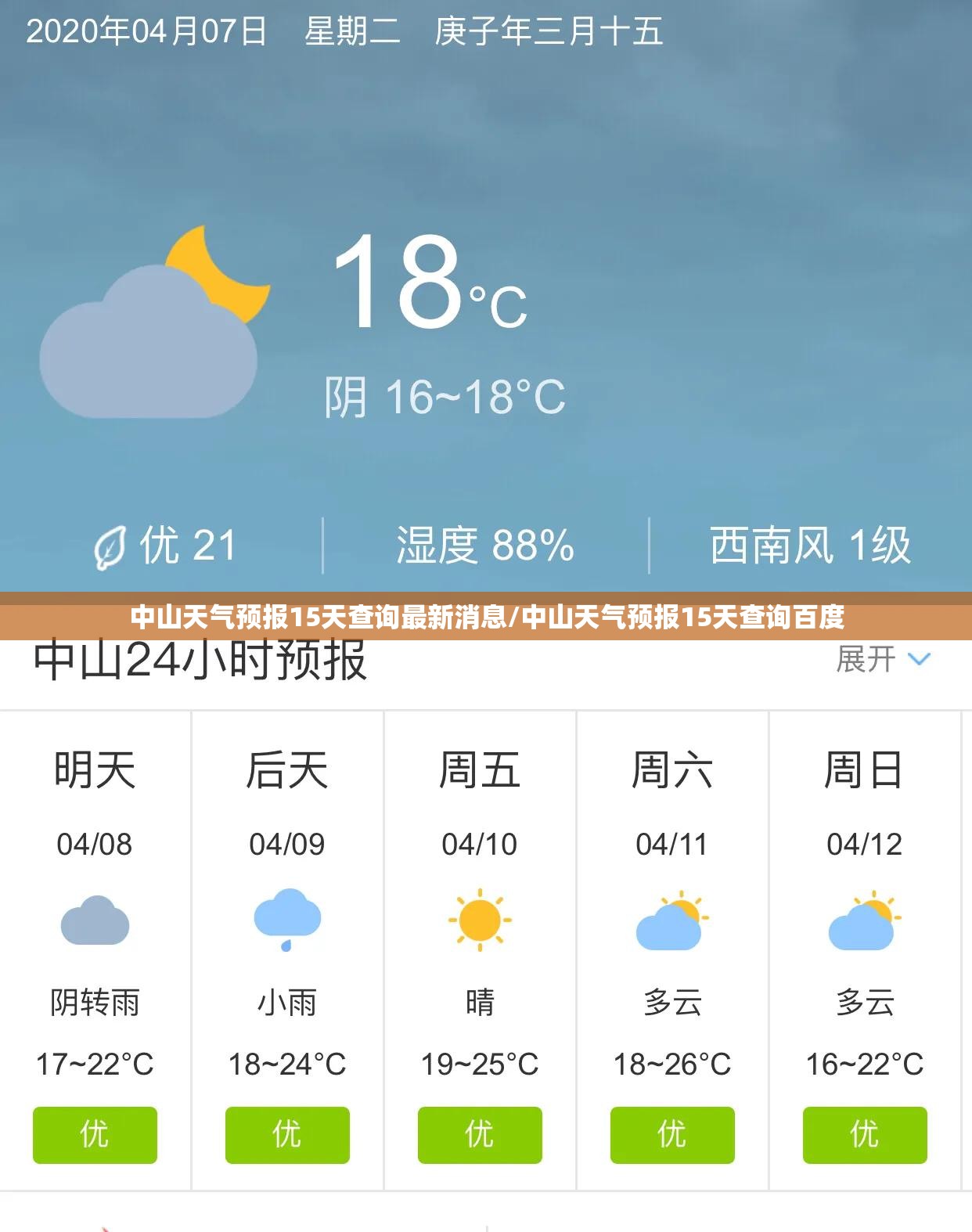 中山天气预报15天查询最新消息/中山天气预报15天查询百度 中山天气预报15天查询最新消息/中山天气预报15天查询百度