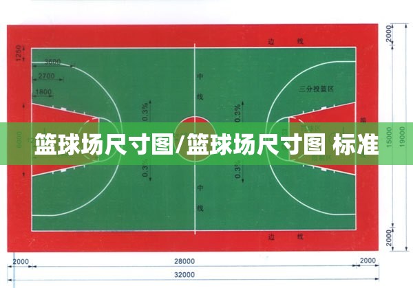 篮球场尺寸图/篮球场尺寸图 标准 篮球场尺寸图/篮球场尺寸图 标准