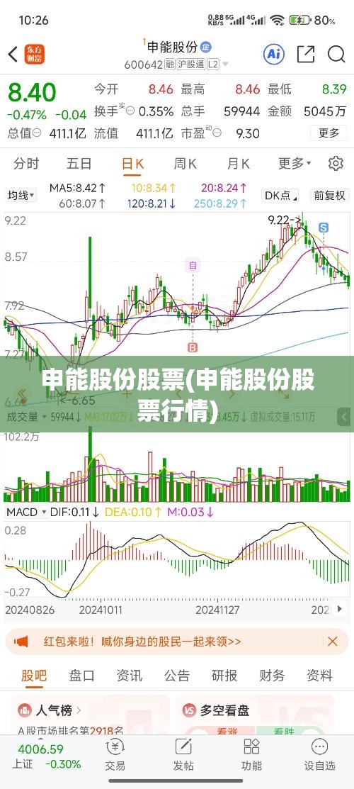 申能股份股票(申能股份股票行情)