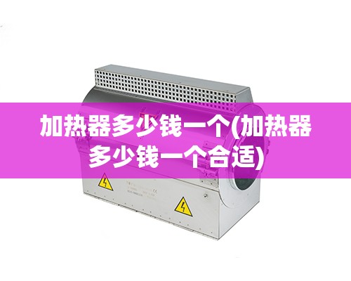 加热器多少钱一个(加热器多少钱一个合适)