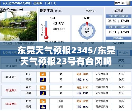 东莞天气预报2345/东莞天气预报23号有台冈吗 东莞天气预报2345/东莞天气预报23号有台冈吗