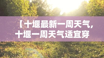 【十堰最新一周天气,十堰一周天气适宜穿衣吗】 【十堰最新一周天气,十堰一周天气适宜穿衣吗】