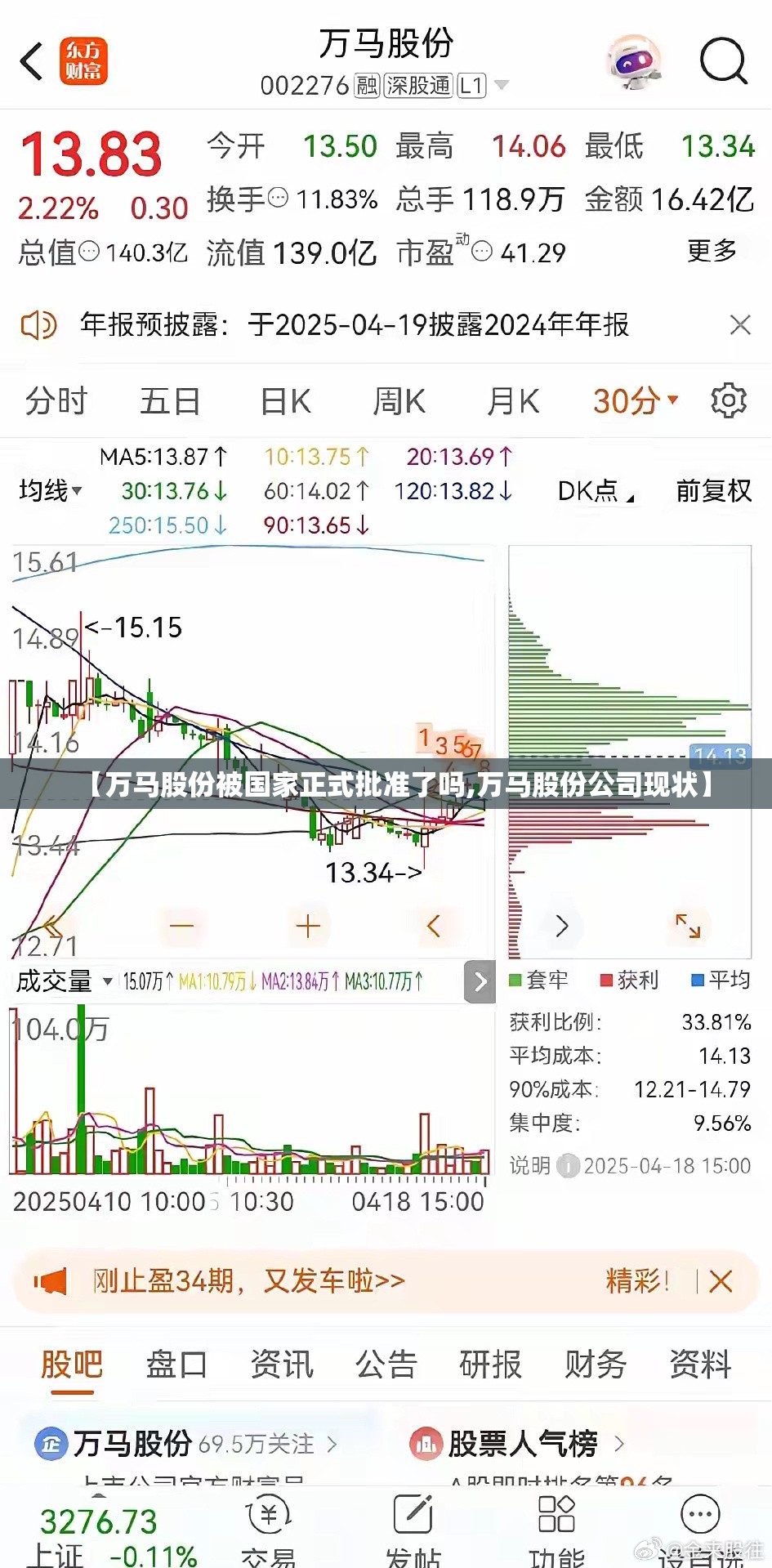 【万马股份被国家正式批准了吗,万马股份公司现状】