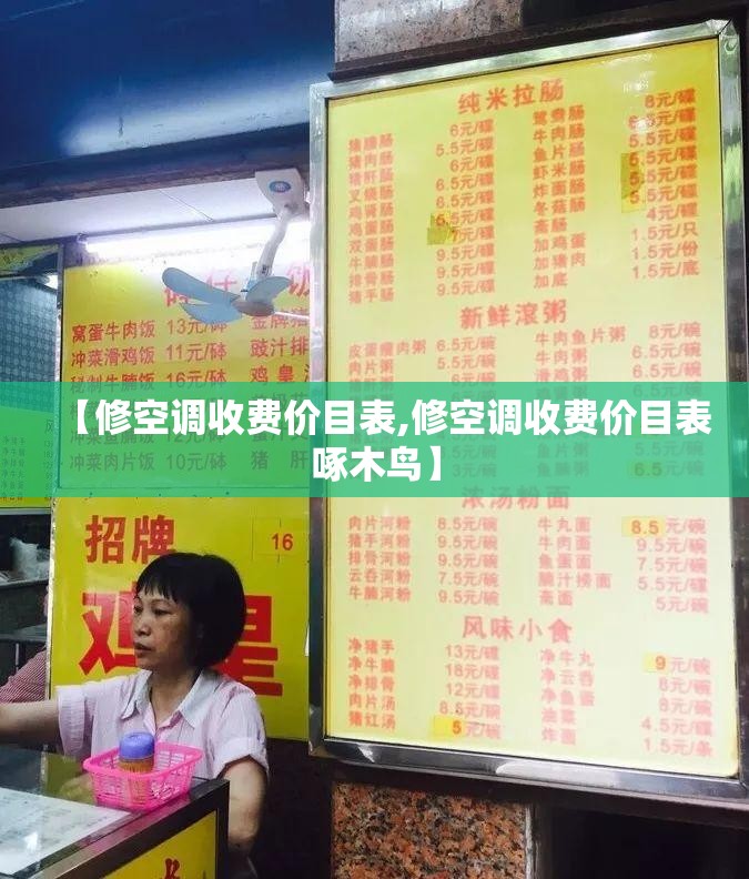 【修空调收费价目表,修空调收费价目表啄木鸟】