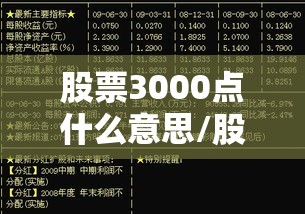 股票3000点什么意思/股票4000点什么意思 股票3000点什么意思/股票4000点什么意思