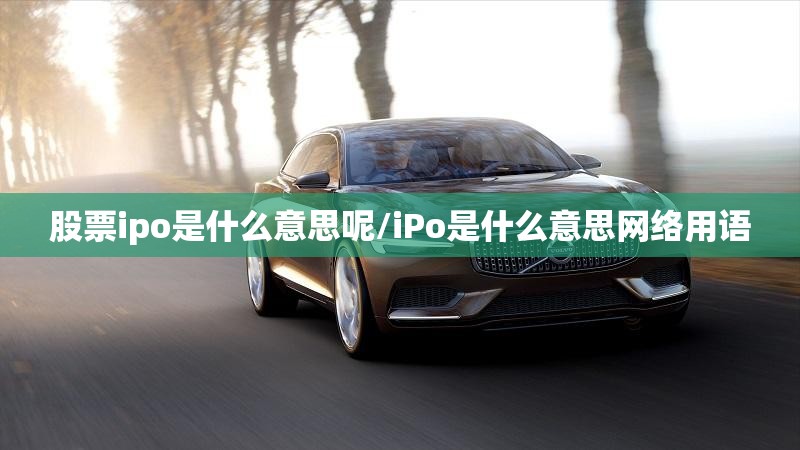 股票ipo是什么意思呢/iPo是什么意思网络用语 股票ipo是什么意思呢/iPo是什么意思网络用语