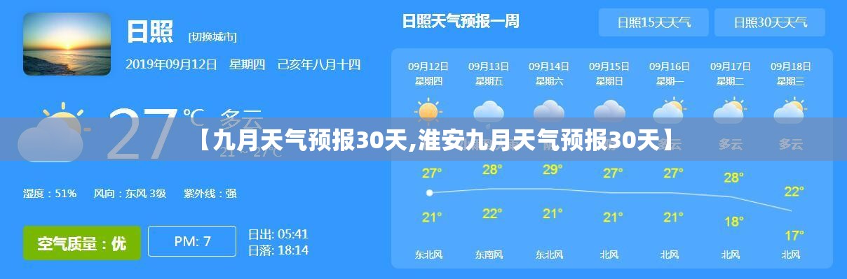 【九月天气预报30天,淮安九月天气预报30天】 【九月天气预报30天,淮安九月天气预报30天】