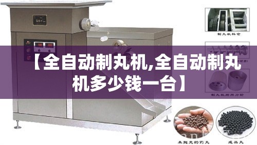 【全自动制丸机,全自动制丸机多少钱一台】