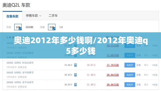 奥迪2012年多少钱啊/2012年奥迪q5多少钱 奥迪2012年多少钱啊/2012年奥迪q5多少钱