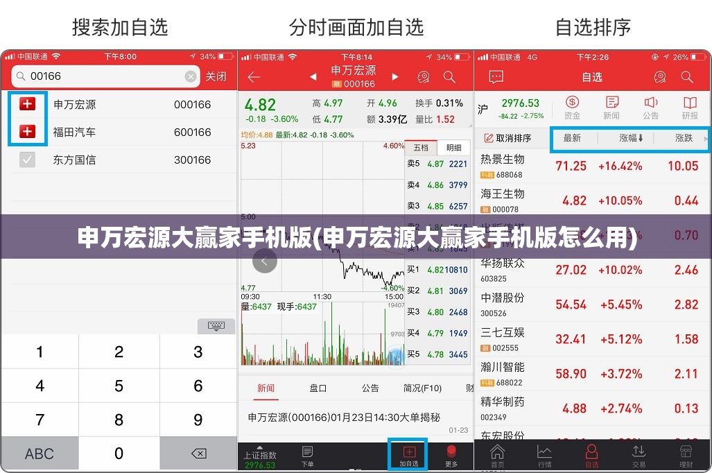 申万宏源大赢家手机版(申万宏源大赢家手机版怎么用) 申万宏源大赢家手机版(申万宏源大赢家手机版怎么用)