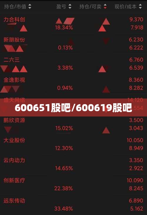 600651股吧/600619股吧 600651股吧/600619股吧