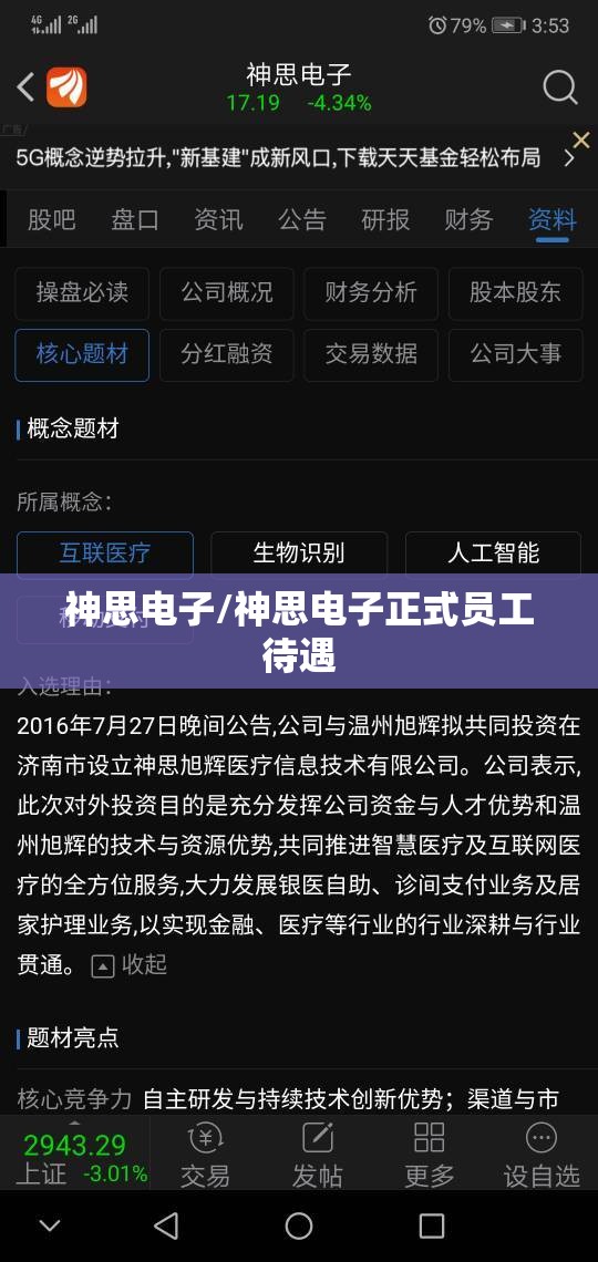 神思电子/神思电子正式员工待遇 神思电子/神思电子正式员工待遇