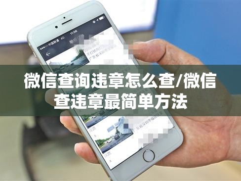 微信查询违章怎么查/微信查违章最简单方法