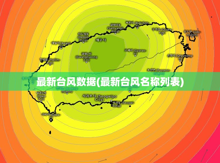 最新台风数据(最新台风名称列表)
