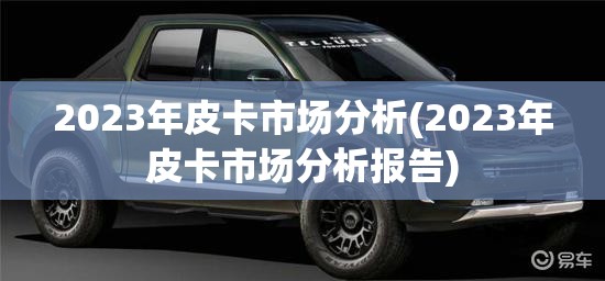 2023年皮卡市场分析(2023年皮卡市场分析报告)