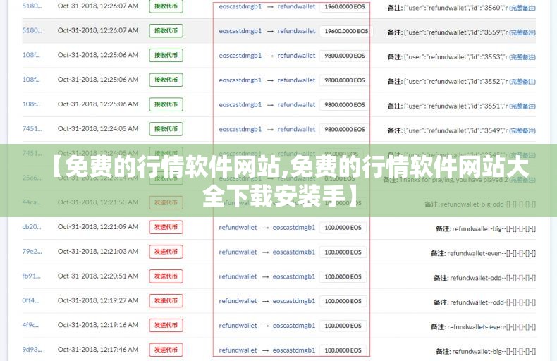 【免费的行情软件网站,免费的行情软件网站大全下载安装手】