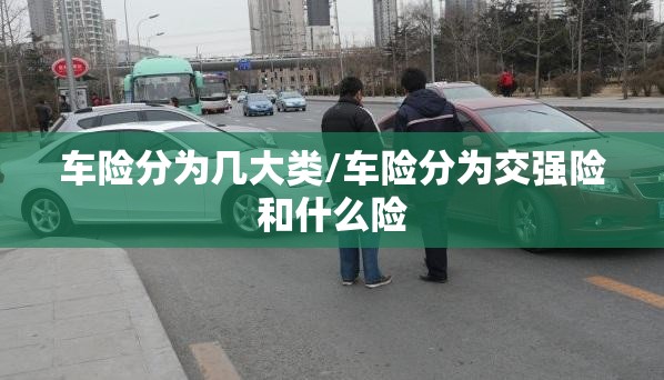 车险分为几大类/车险分为交强险和什么险