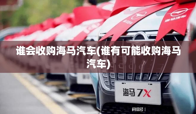谁会收购海马汽车(谁有可能收购海马汽车)