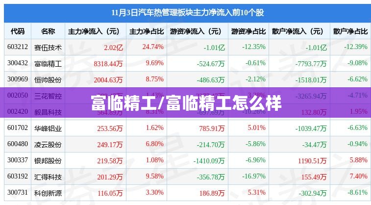 富临精工/富临精工怎么样 富临精工/富临精工怎么样