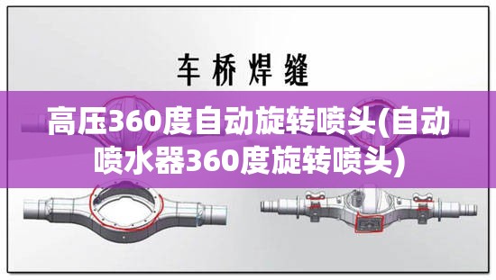 高压360度自动旋转喷头(自动喷水器360度旋转喷头)