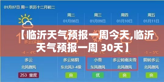 【临沂天气预报一周今天,临沂天气预报一周 30天】 【临沂天气预报一周今天,临沂天气预报一周 30天】