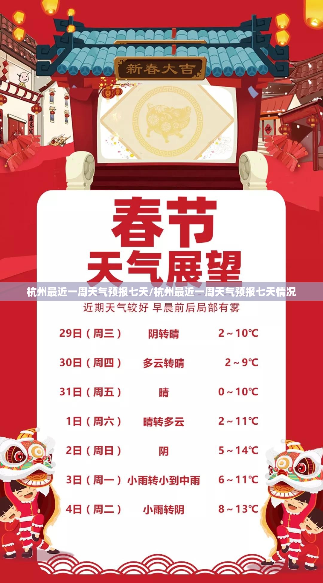 杭州最近一周天气预报七天/杭州最近一周天气预报七天情况