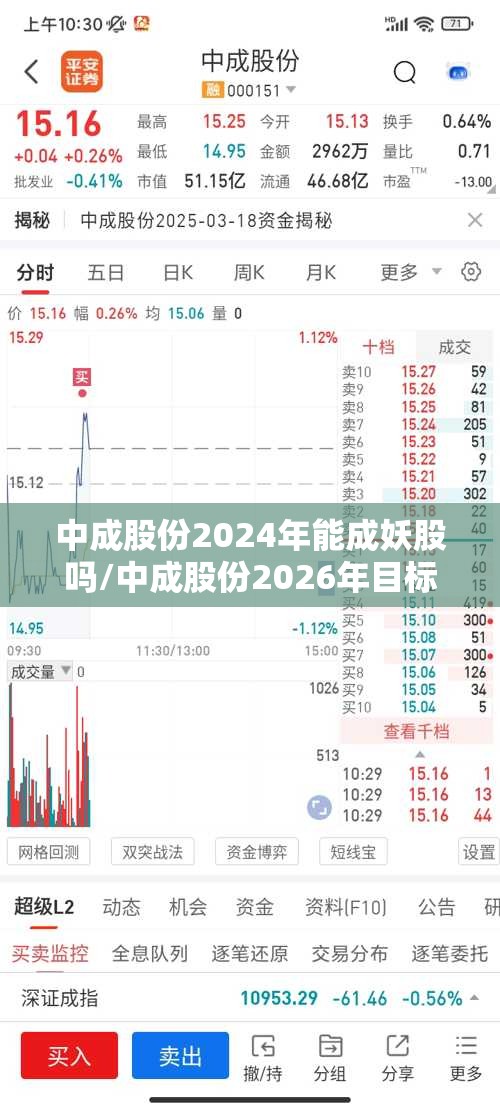 中成股份2024年能成妖股吗/中成股份2026年目标价 中成股份2024年能成妖股吗/中成股份2026年目标价