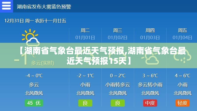 【湖南省气象台最近天气预报,湖南省气象台最近天气预报15天】 【湖南省气象台最近天气预报,湖南省气象台最近天气预报15天】