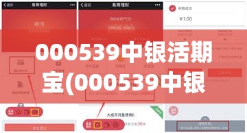 000539中银活期宝(000539中银活期宝基金)