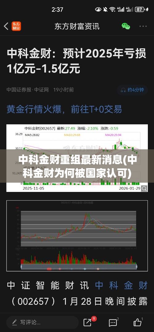 中科金财重组最新消息(中科金财为何被国家认可) 中科金财重组最新消息(中科金财为何被国家认可)