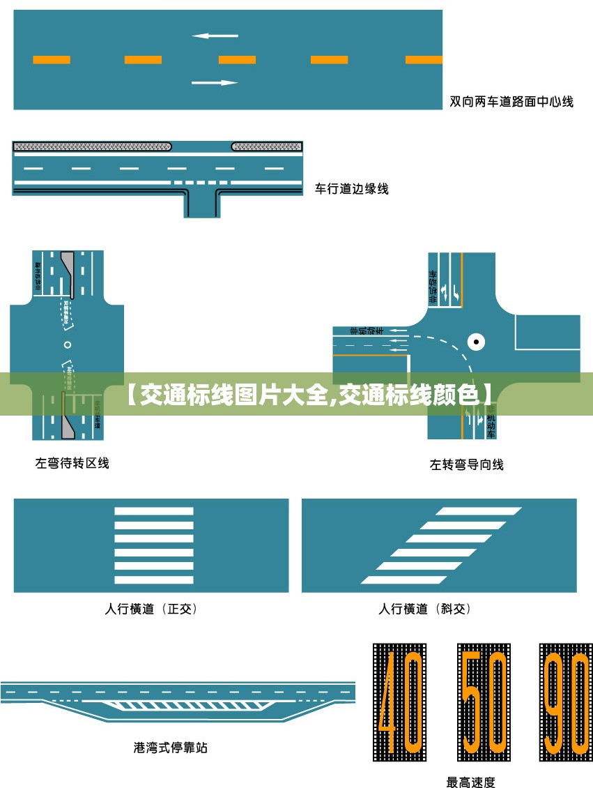 【交通标线图片大全,交通标线颜色】