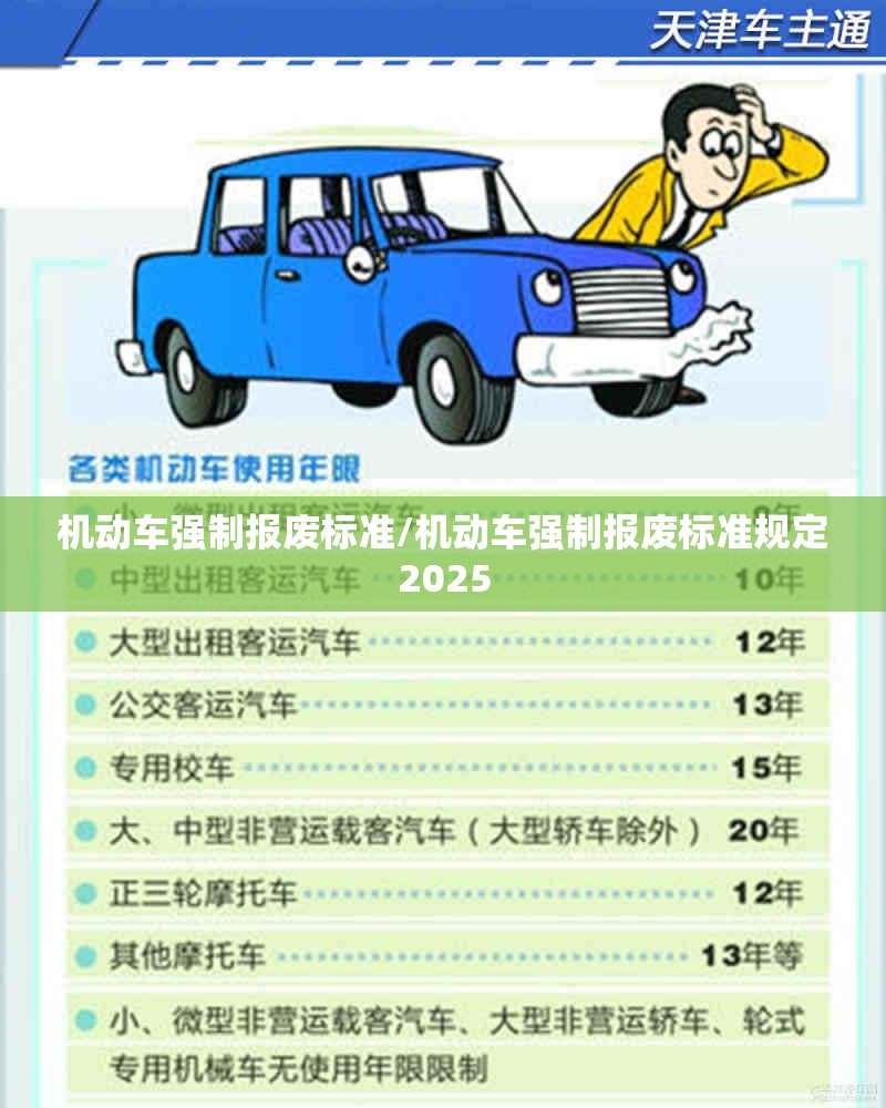 机动车强制报废标准/机动车强制报废标准规定2025