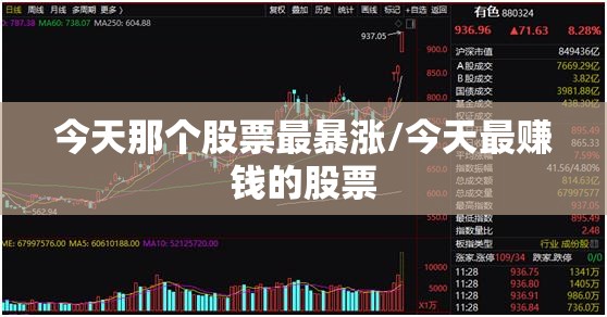 今天那个股票最暴涨/今天最赚钱的股票