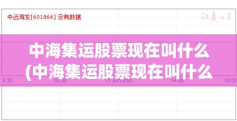 中海集运股票现在叫什么(中海集运股票现在叫什么名) 中海集运股票现在叫什么(中海集运股票现在叫什么名)
