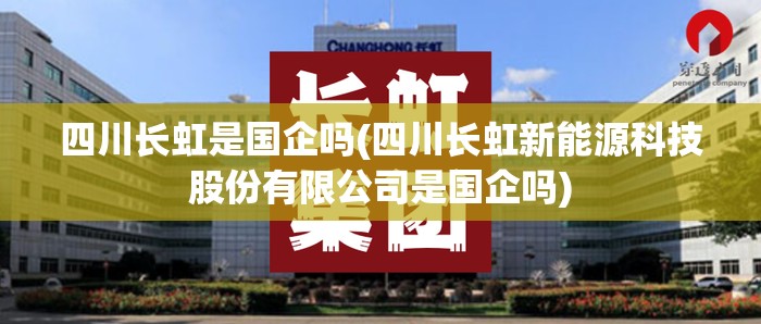 四川长虹是国企吗(四川长虹新能源科技股份有限公司是国企吗) 四川长虹是国企吗(四川长虹新能源科技股份有限公司是国企吗)