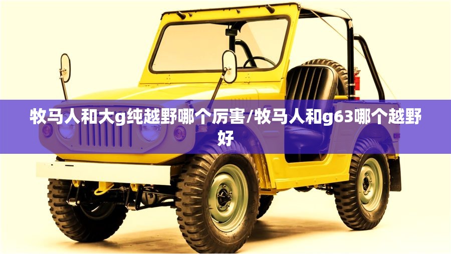 牧马人和大g纯越野哪个厉害/牧马人和g63哪个越野好