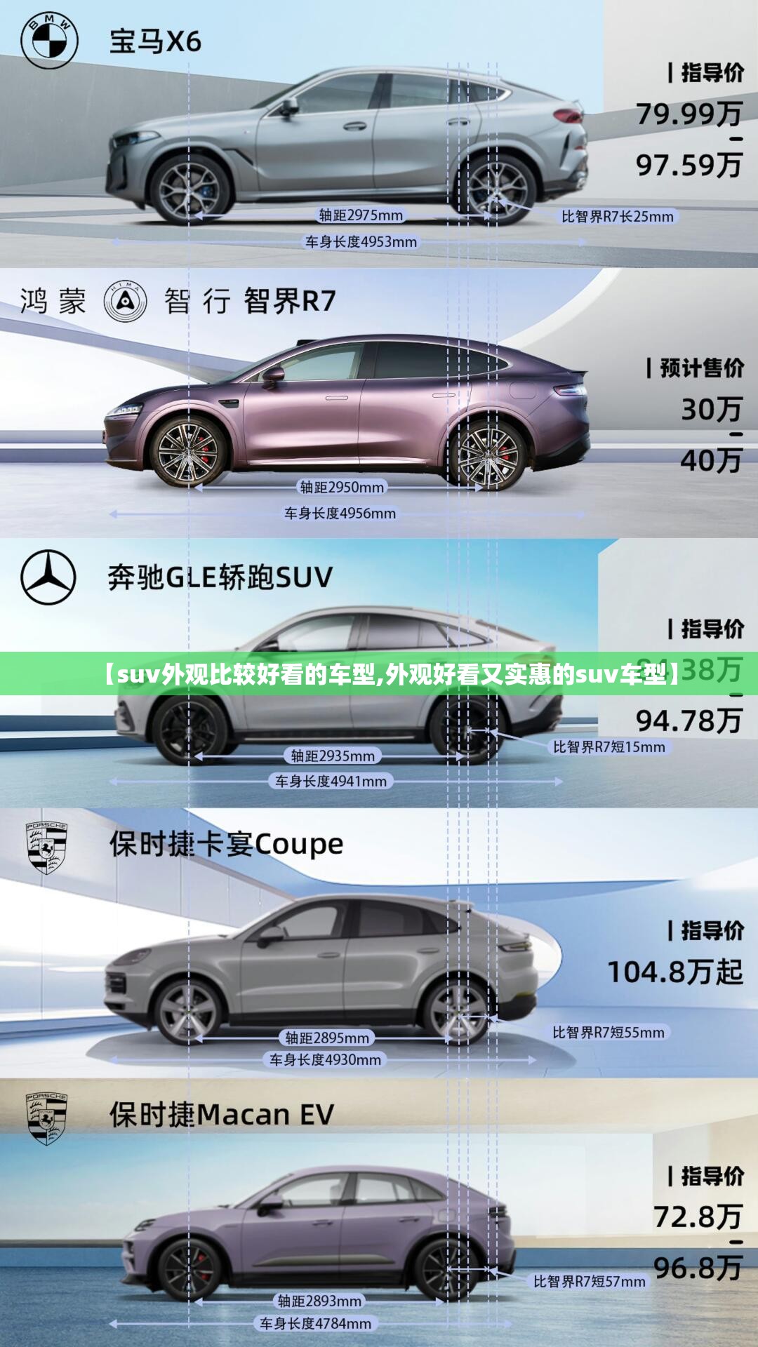 【suv外观比较好看的车型,外观好看又实惠的suv车型】