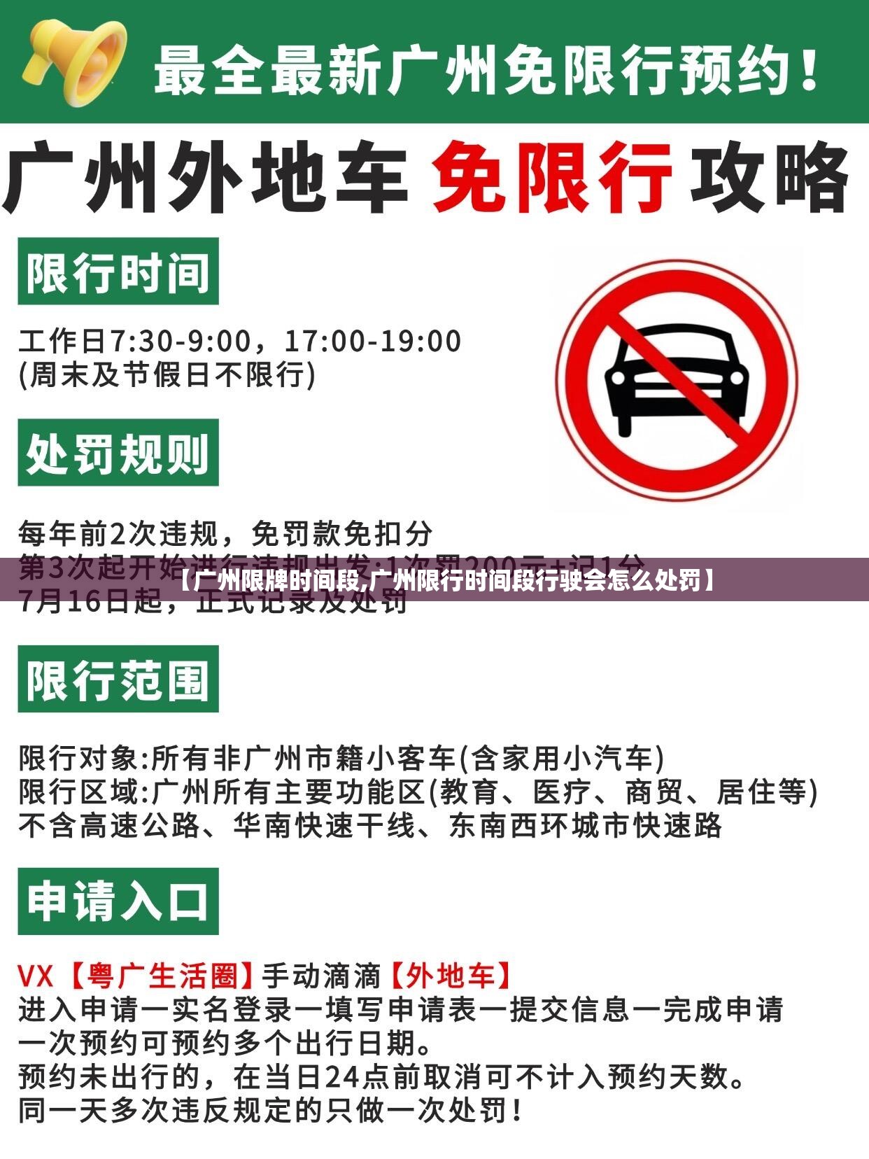 【广州限牌时间段,广州限行时间段行驶会怎么处罚】