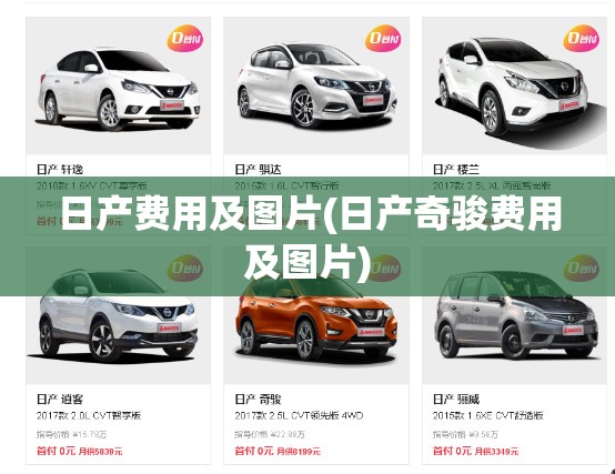日产费用及图片(日产奇骏费用及图片)