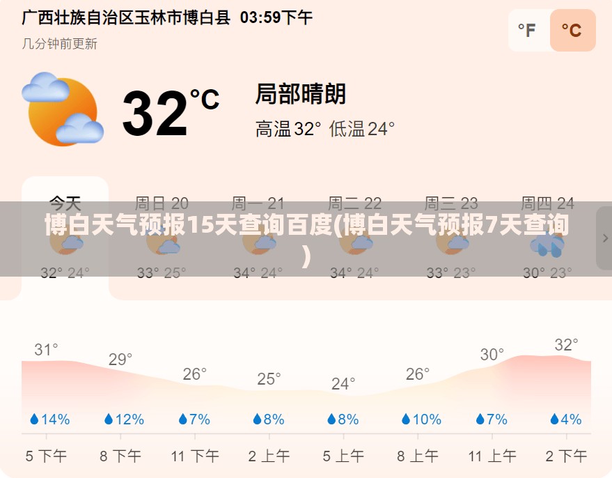 博白天气预报15天查询百度(博白天气预报7天查询) 博白天气预报15天查询百度(博白天气预报7天查询)