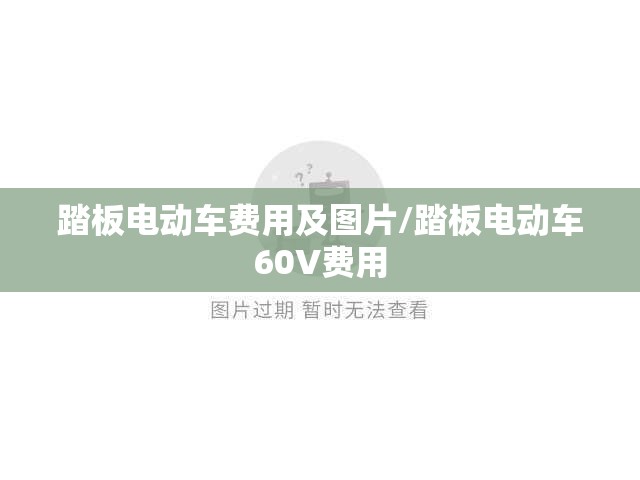 踏板电动车费用及图片/踏板电动车60V费用