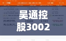 吴通控股300292股吧/吴通股份股吧 吴通控股300292股吧/吴通股份股吧