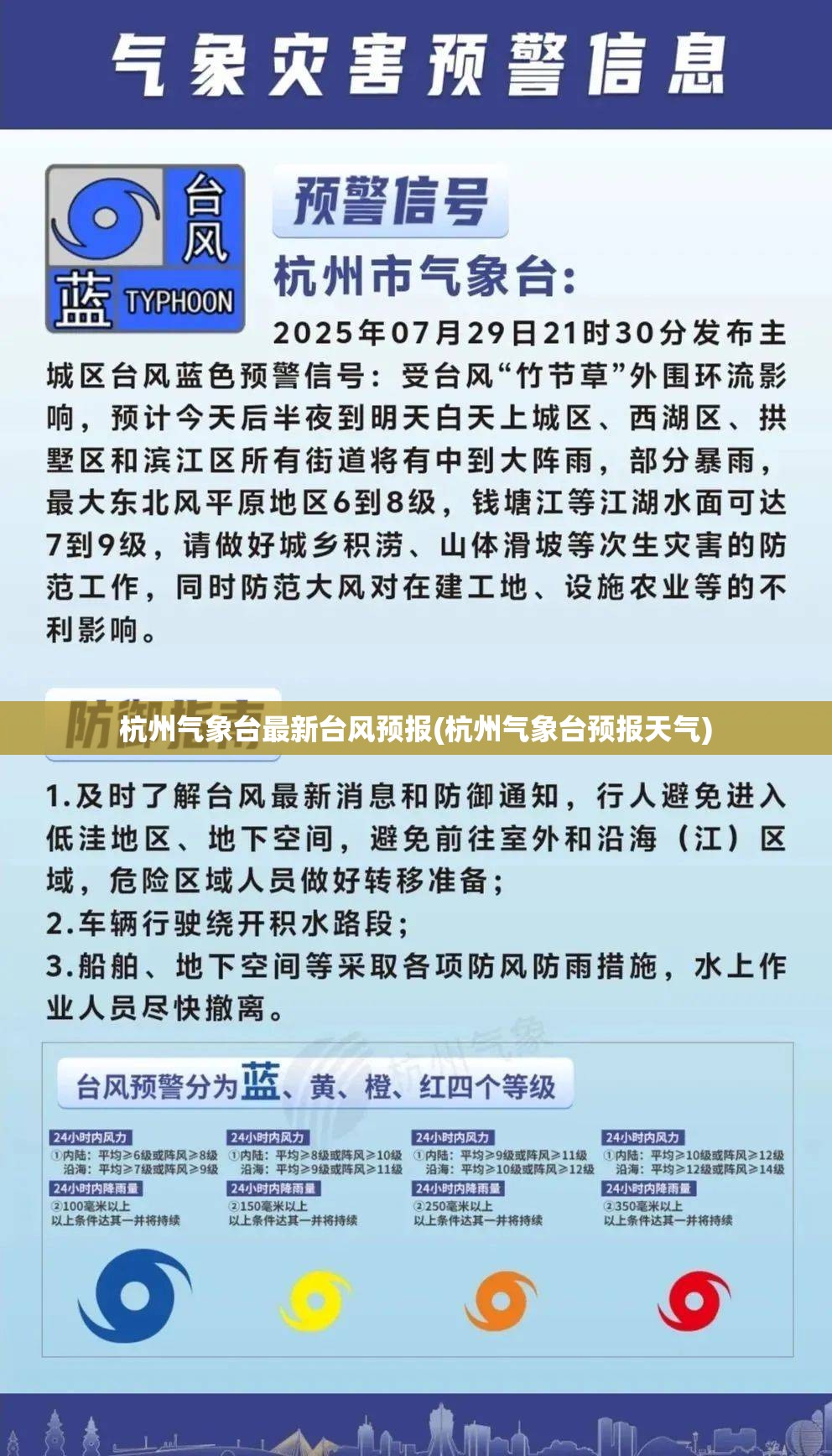 杭州气象台最新台风预报(杭州气象台预报天气) 杭州气象台最新台风预报(杭州气象台预报天气)