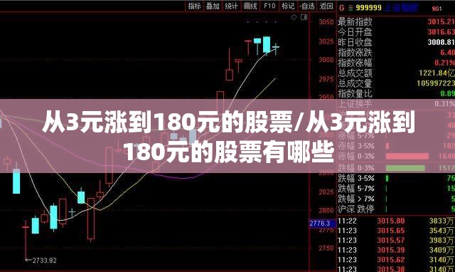 从3元涨到180元的股票/从3元涨到180元的股票有哪些