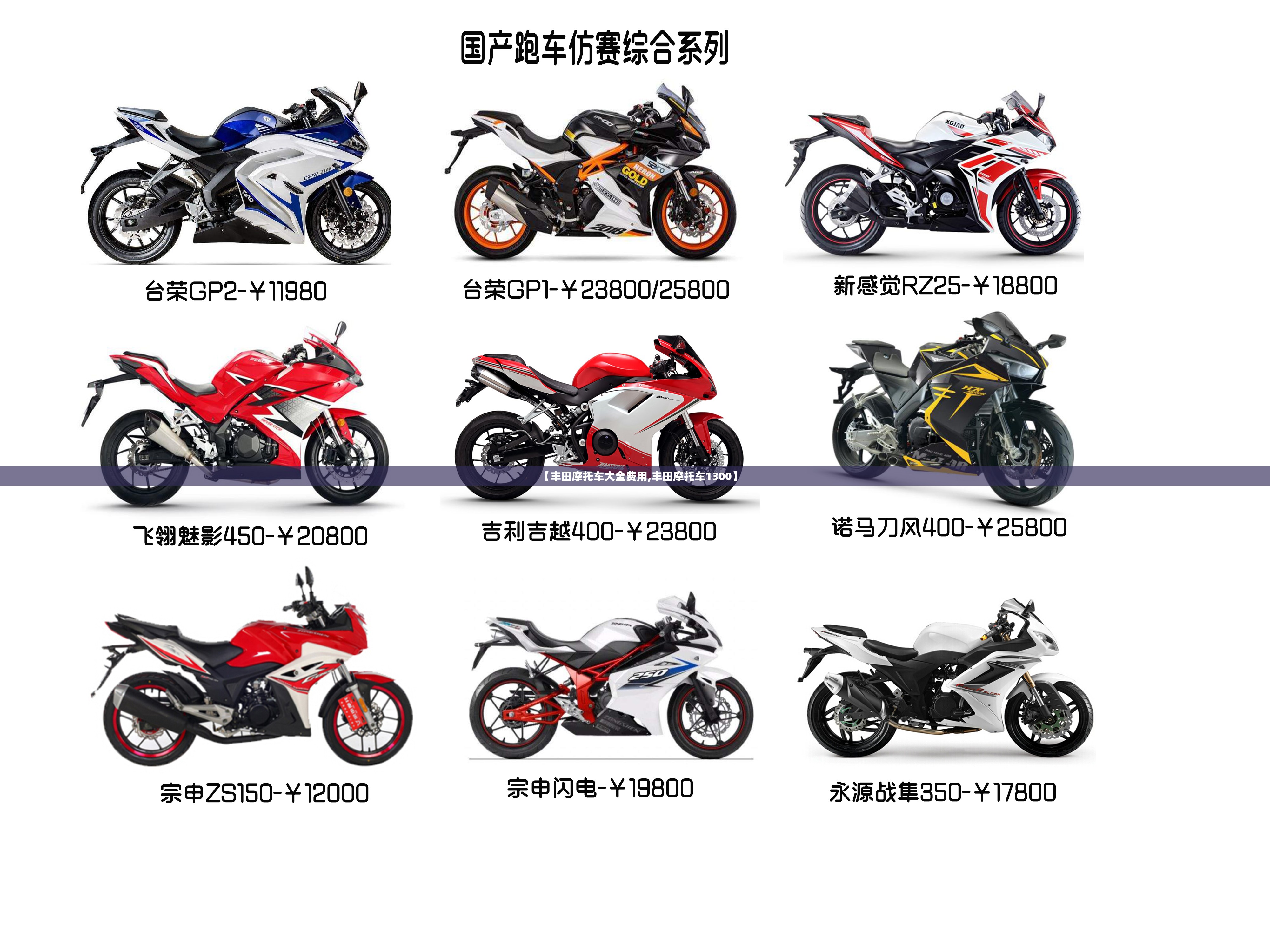 【丰田摩托车大全费用,丰田摩托车1300】