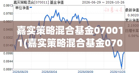 嘉实策略混合基金070011(嘉实策略混合基金070011现在值得买吗) 嘉实策略混合基金070011(嘉实策略混合基金070011现在值得买吗)
