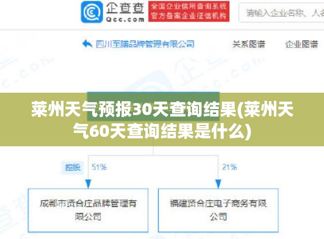 莱州天气预报30天查询结果(莱州天气60天查询结果是什么) 莱州天气预报30天查询结果(莱州天气60天查询结果是什么)