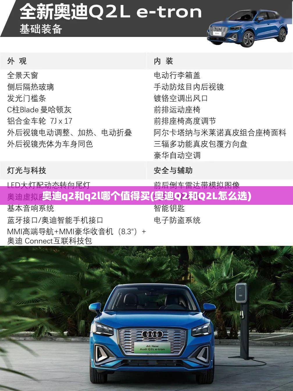 奥迪q2和q2l哪个值得买(奥迪Q2和Q2L怎么选)