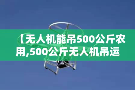 【无人机能吊500公斤农用,500公斤无人机吊运应用案例】 【无人机能吊500公斤农用,500公斤无人机吊运应用案例】